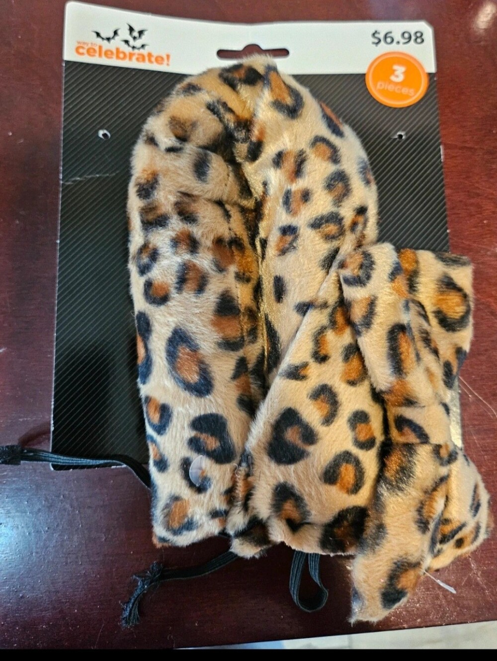 New Leopard Bow Tie & Tail Costume Pieces